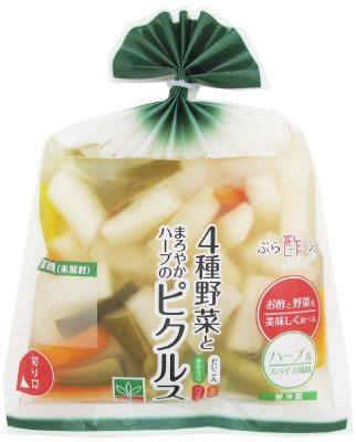 ぷら酢ベジ　4種野菜ハーブピクルス