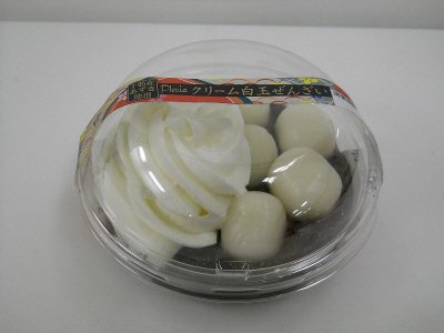 クリーム白玉ぜんざい