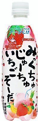 みっくちゅじゅーちゅいちごそーだ　５００ｍｌPET
