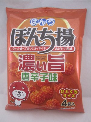 ４パックぼんち揚濃い旨唐辛子味