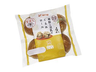 米粉と豆乳のくるみロール４個入