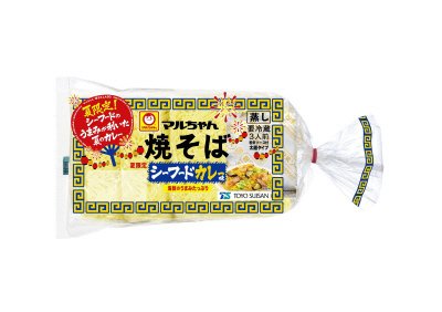 マルちゃん焼そば　夏限定　シーフードカレー味　３人前