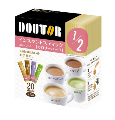 ドトールインスタントスティックコレクションカロリーハーフ２０６ｇ（４種×５袋）