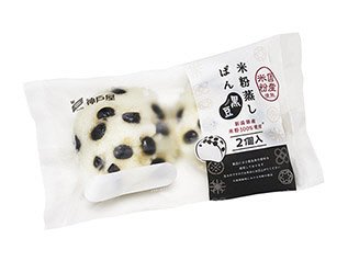 米粉蒸しぱん（黒豆）２個入