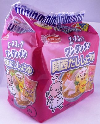 （袋）ワンタンメン　関西だししょうゆ　５食パック