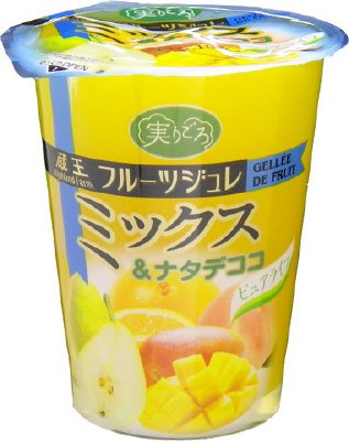 実りごろフルーツジュレ　ミックス＆ナタデココ