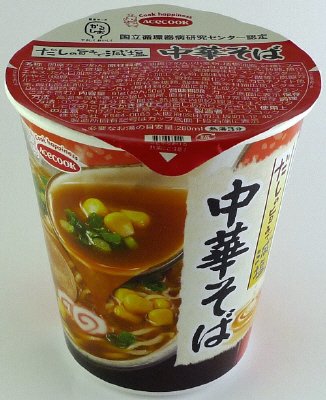 タテ型　かるしお認定　だしの旨みで減塩　中華そば