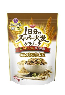 １日分のスーパー大麦グラノーラ　３種のまるごと大豆