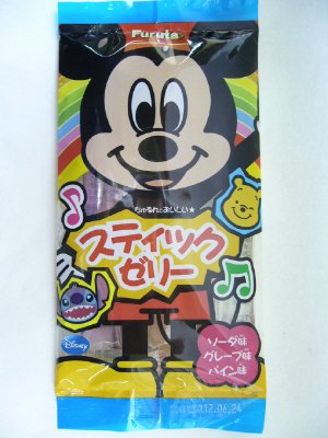 ディズニーキャラクタースティックゼリー