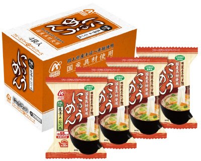 にゅうめん　生姜のあんかけ風（和風だし）