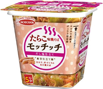 たらこ味焼そばモッチッチ　だし塩仕立て