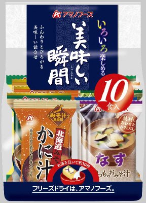 美味しい瞬間みそ汁１０食セットＥ