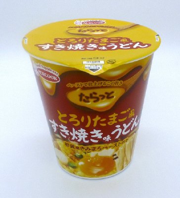 たらっと　とろりたまご風すき焼き味うどん