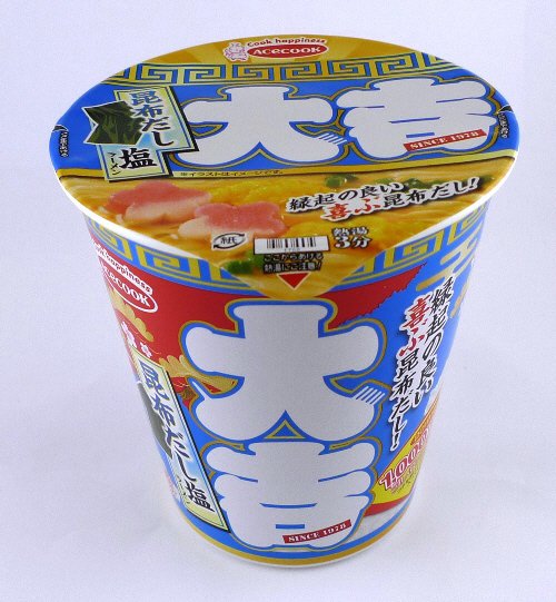 タテ型　大吉　昆布だし塩ラーメン