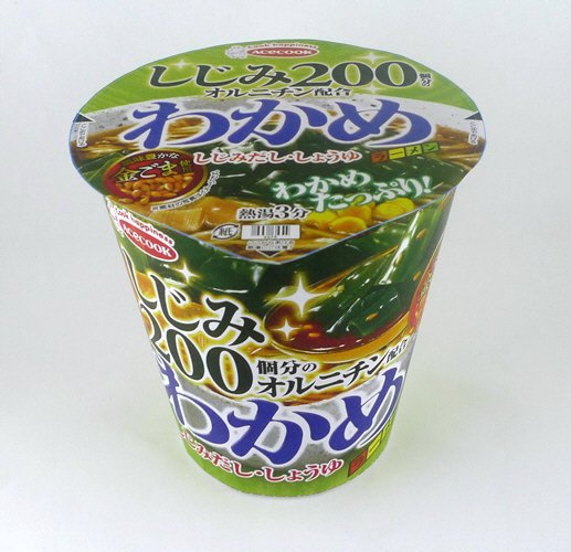 タテロング　わかめラーメン　しじみだし・しょうゆ
