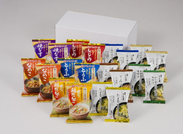 ｽｰﾌﾟ・味噌汁詰合せ20食TP-A