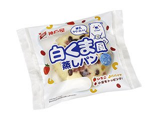 白くま風蒸しパン