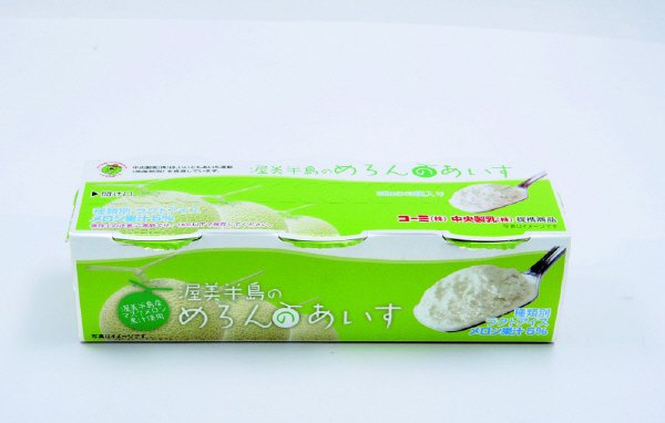 渥美半島のめろんのあいす