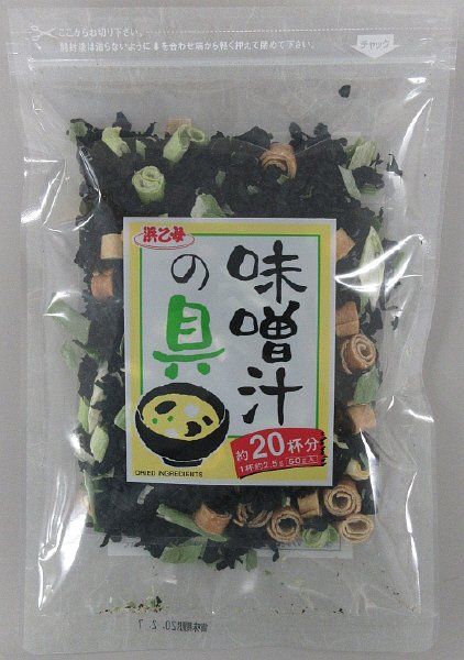 味噌汁の具50ｇ