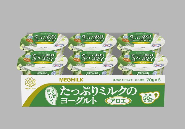 たっぷりミルクのヨーグルトアロエ