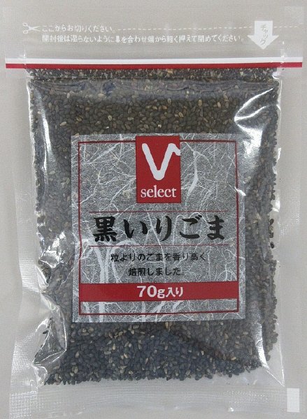 Vセレクト黒いりごま70ｇ