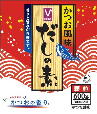 Ｖセレクト鰹だしの素６００ｇ