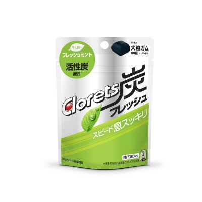 クロレッツ 炭フレッシュ フレッシュミントパウチ