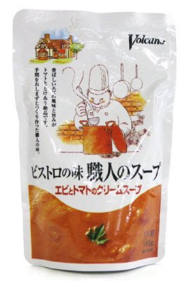 エビとトマトのクリームスープ