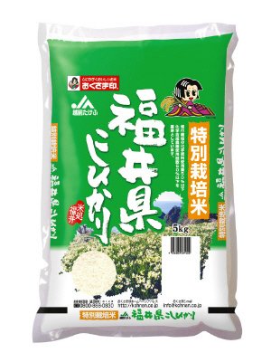 特別栽培米福井県産こしひかり　5ｋｇ