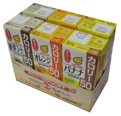 カロリー５０％ＯＦＦ　豆乳飲料６本セット