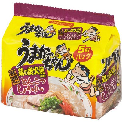 うまかっちゃん宮崎名物鶏の炭火焼風味のとんこつしょうゆ味