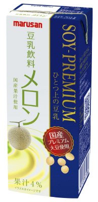 ひとつ上の豆乳　豆乳飲料　メロン