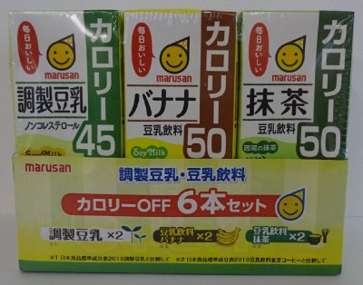 調製豆乳・豆乳飲料カロリーＯＦＦ６本セット