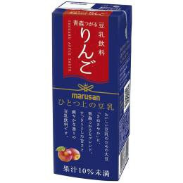 ひとつ上の豆乳　豆乳飲料　青森つがるりんご