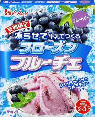 フローズンフルーチェ　ブルーベリー