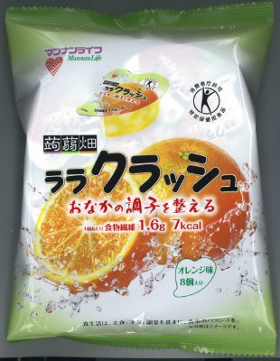 蒟蒻畑ララクラッシュオレンジ味