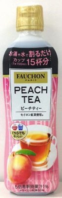 「フォション」ピーチティー＜希釈用＞プラ４５０ｍｌ