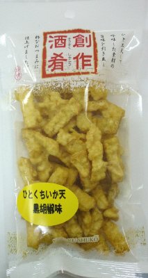 サクッとひとくちいか天黒胡椒味