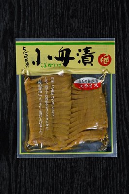 小舟漬白瓜の鉄砲漬スライス