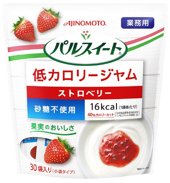 業務用「パルスイート　低カロリージャム」ストロベリー30袋入袋