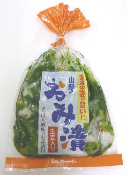 山形のおみ漬け生姜入り