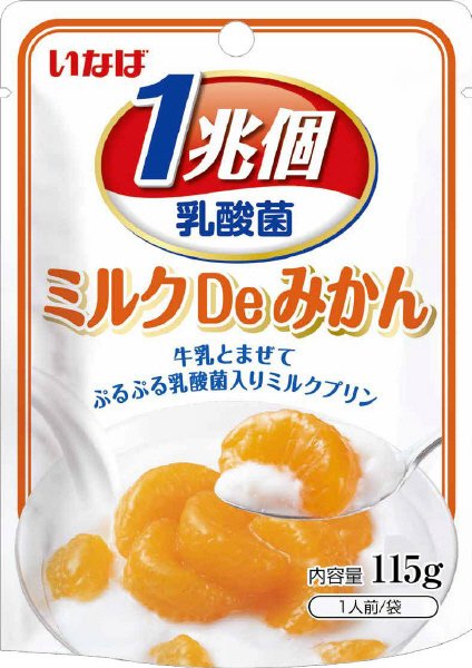 一兆個乳酸菌　ミルクＤＥみかん