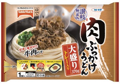 讃岐麺一番　肉ぶっかけうどん　大盛り　Ｖ０３