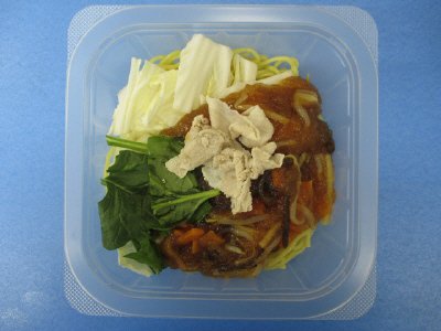 混ぜて食べるあんかけ焼きそば