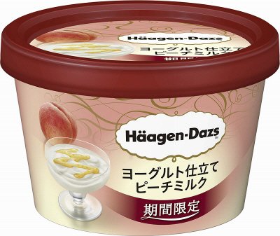 ミニカップ　ヨーグルト仕立て　ピーチミルク