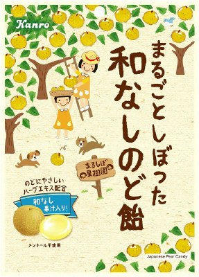 まるごとしぼった和なしのど飴