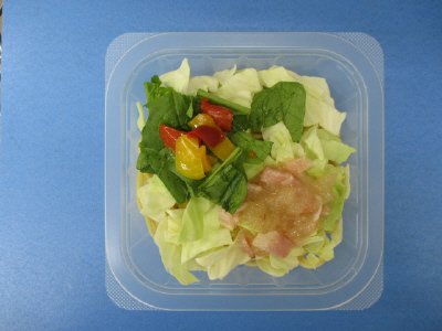 混ぜて食べる野菜ペペロンチーノ
