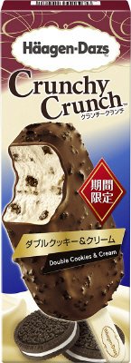 クランチークランチ　ダブルクッキー＆クリーム