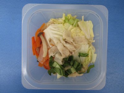 豚肉と野菜の胡麻豆乳鍋