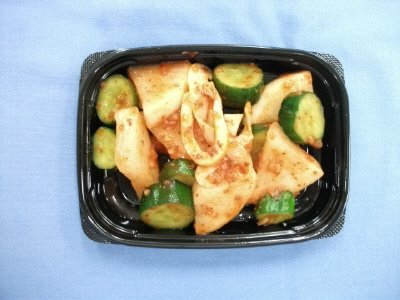 燻製イカと大根胡瓜のキムチ